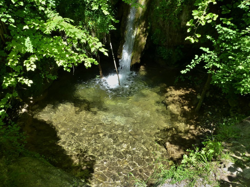 Dolný vodopád, Hájske vodopády, Slovensko