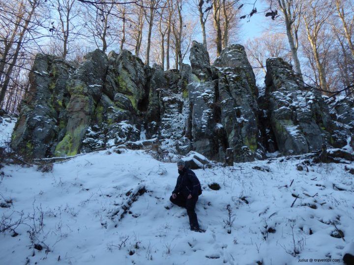 Skaly na Bradle, Slanské vrchy, Košický kraj, Slovensko
