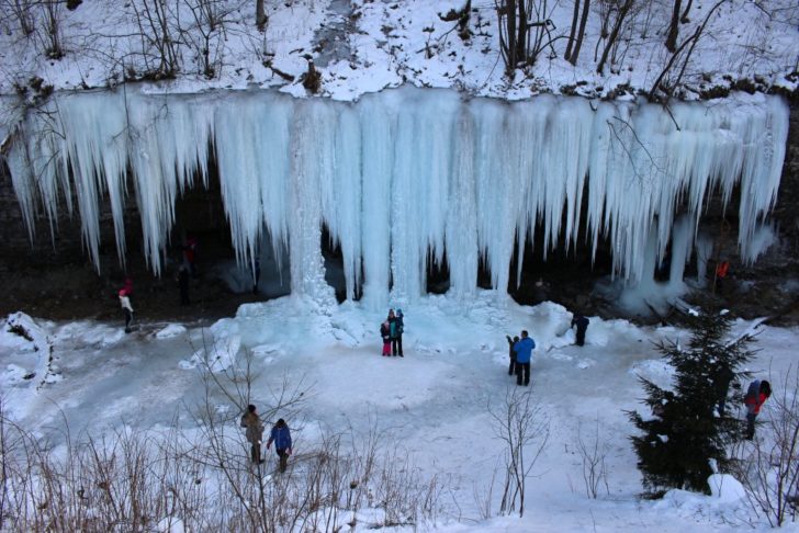 Šikľavá skala, Východné Slovensko