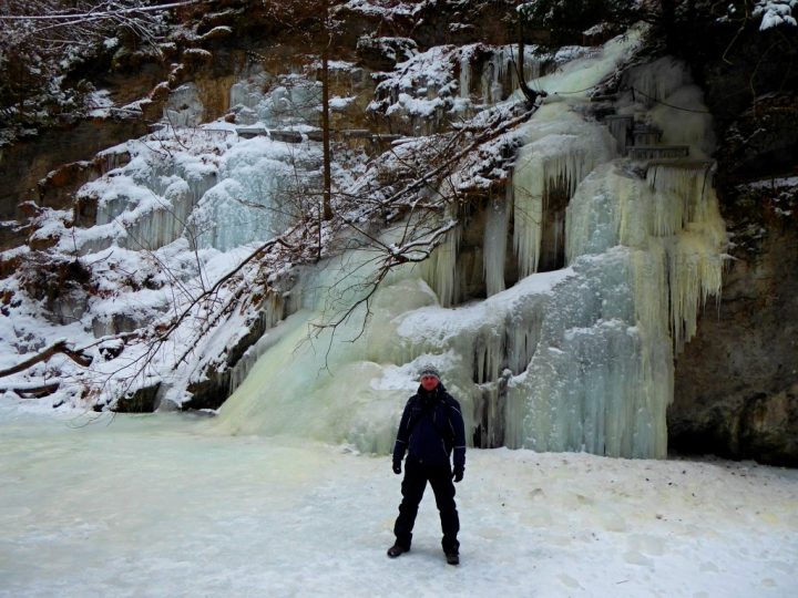 Prielom Hornádu v zime, Slovenský raj, Košický kraj, Slovensko