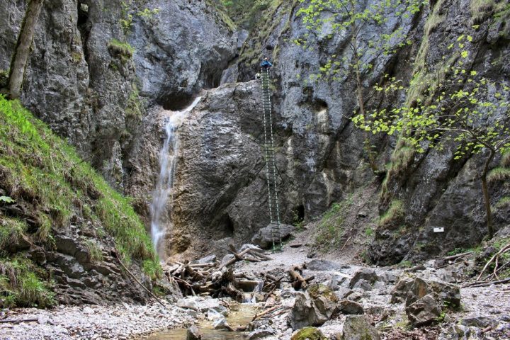 Veľký vodopád, Roklina Piecky, Slovenský raj, Košický kraj, Slovensko