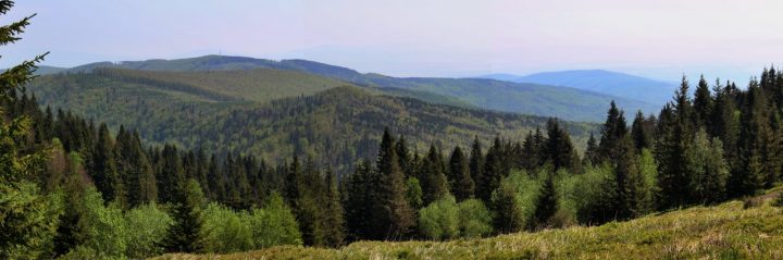 Magnezitárska 60tka - 2018 - výhľad smer Košice z pod Kojšovky, niekde tam by malo byť aj Bradlo, odkiaľ sú fotené Košice s Tatrami!