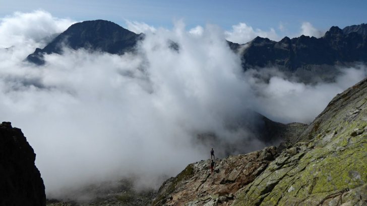 Priečne sedlo - smer Veľká studená dolina, Vysoké Tatry, Slovensko