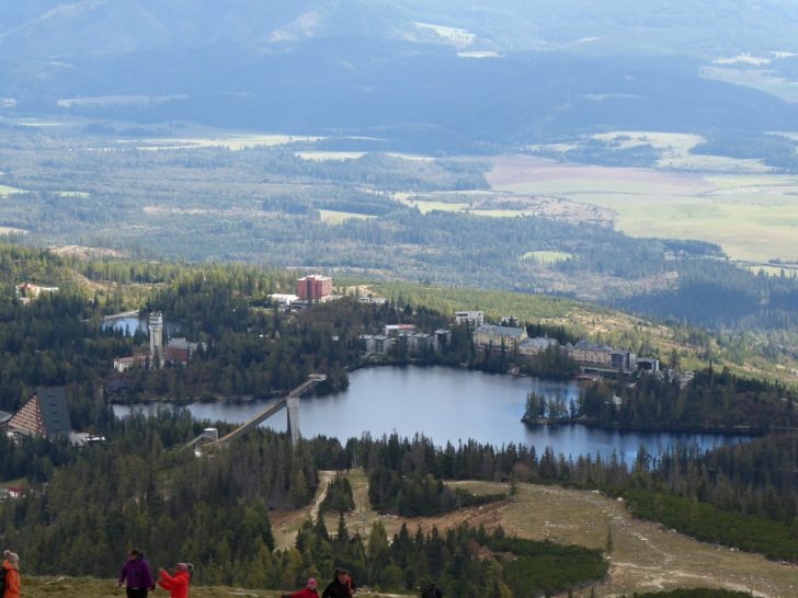 Štrbské pleso zo Sóliska, Vysoké Tatry, Slovensko