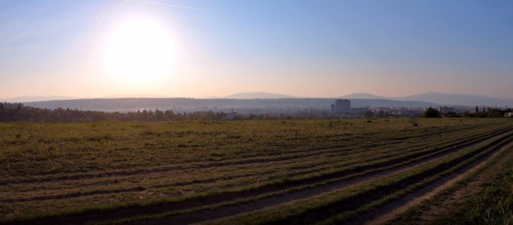 Košice z cesty pod Bankovom