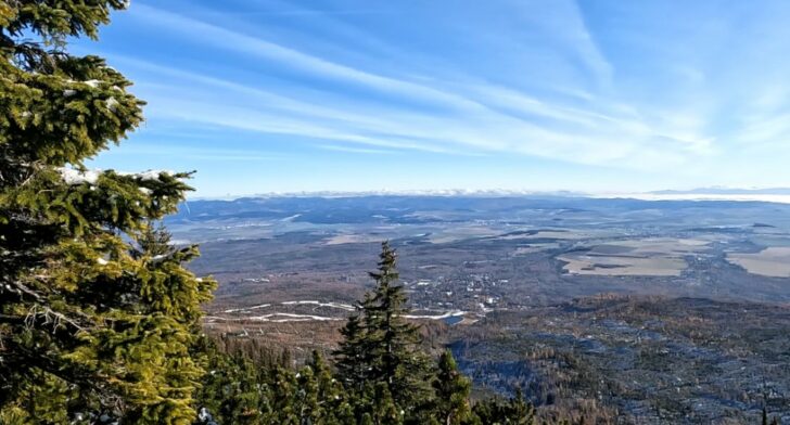 Výhľad z Tatranskej magistrály, Vysoké Tatry